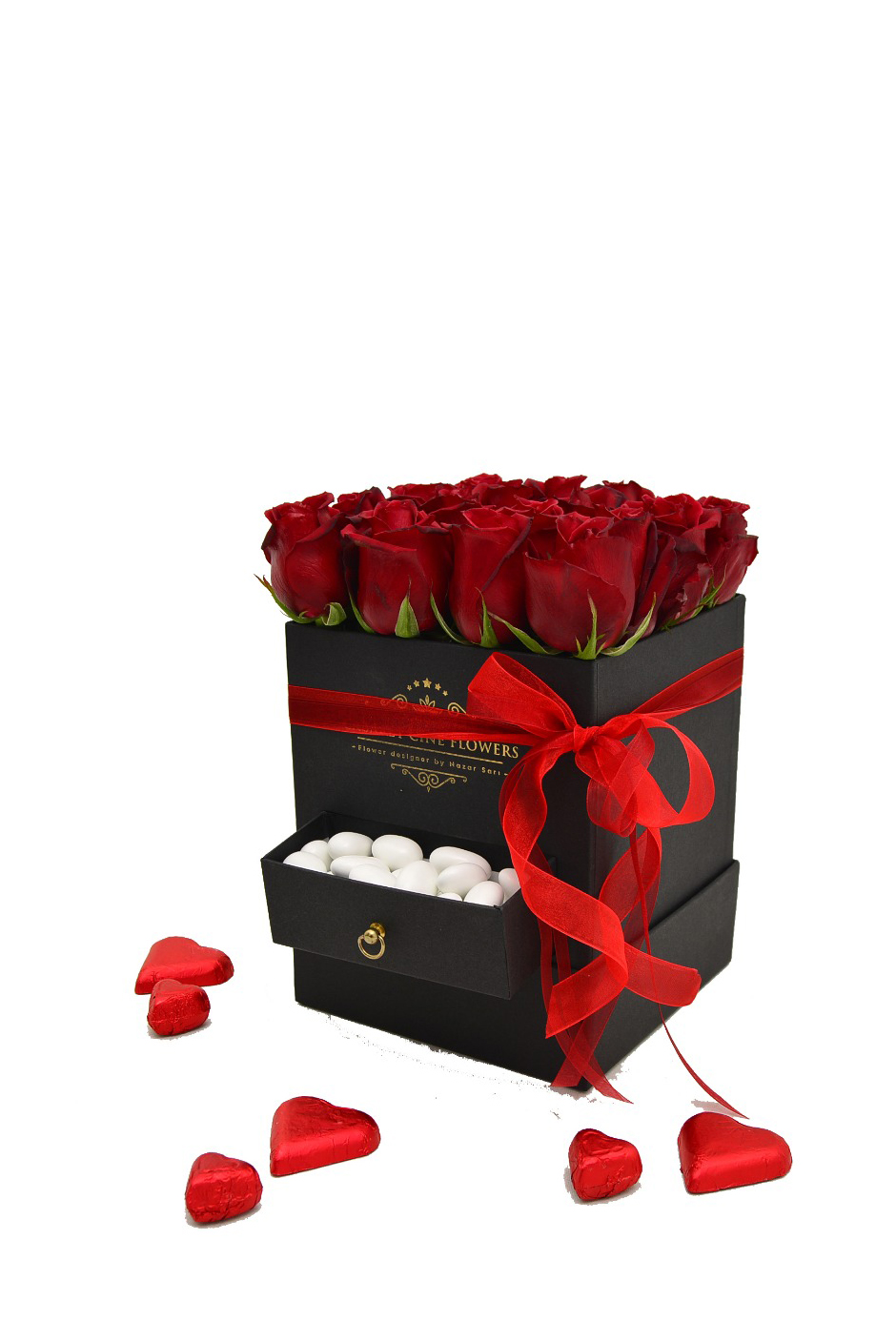 Kutuda Güller Siparişi saruhanlıTaze Çiçekler Aynı Gün Teslimat 7/24